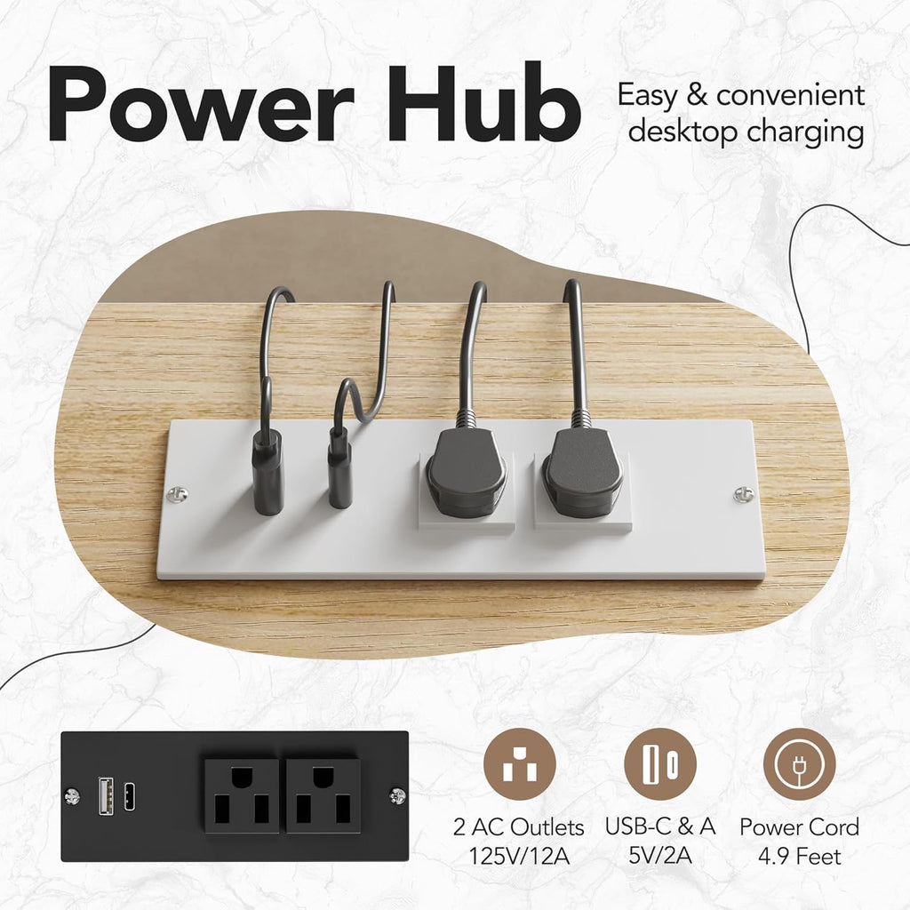 HUANUO Electric L Shaped Standing Desk with File Cabinet, 63" x 55" Height Adjustable Sit Stand up Desk with LED Strip, Power Outrlets & Cable Management Tray, Corner Computer Table, Light Walnut