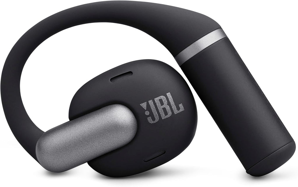 JBL Sense Pro - True Wireless Open-Ear Headphones with Spatial Sound, Hi-Res Audio Wireless with Adaptive bass Boost, 4-mic Crisp, Clear Calls 2.0 with AI-Trained Algorithm, All-Day Comfort (Black)