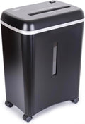 WOLVERINE 8-Sheet Super Micro Cut High Security Level P-5 Ultra Quiet Paper/Credit Card Home Office Shredder with 4.5 gallons Pullout Waste Bin SD9101 (Black)