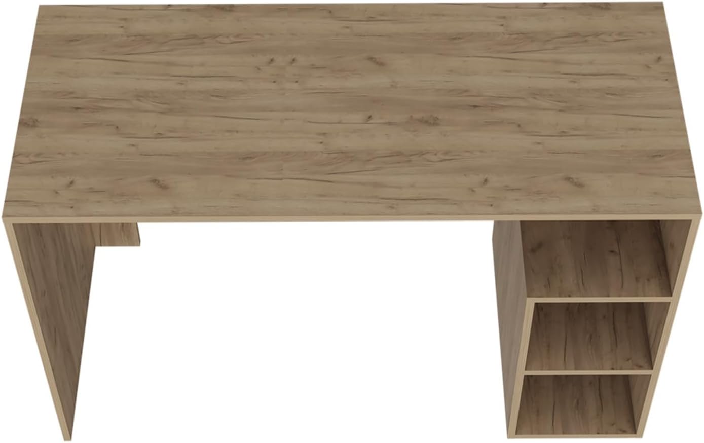 Workspace for Work Study Writing .Office Computer Desk, Light Pine