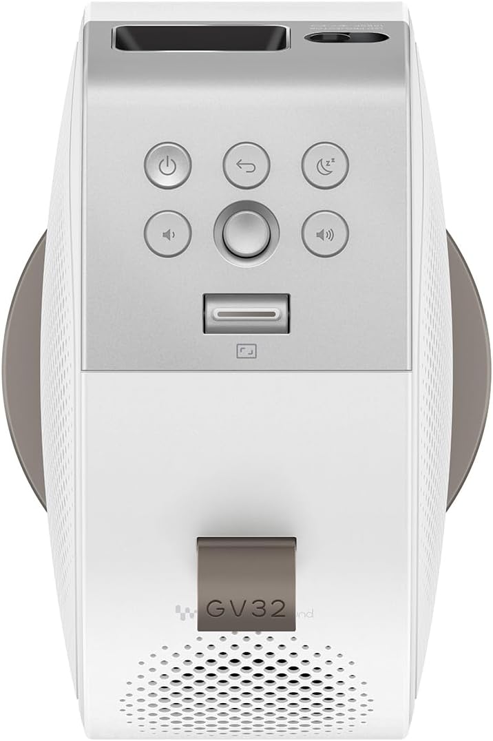 BenQ GV32 Full HD HDR LED DLP Smart Ceiling Projector, White