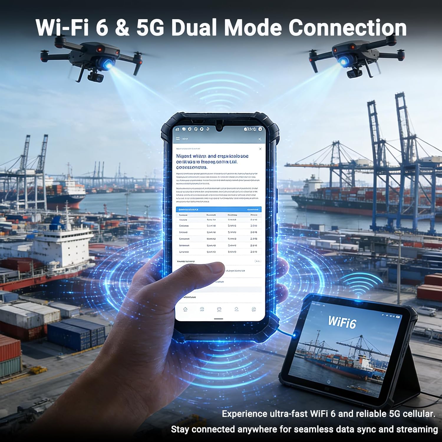 SH66 Win 11 Handheld Terminal with N1 Barcode Scanner, 1D/2D QR Inventory Scanner Data Terminal, 16GB+512GB Industrial PDA Work PC for WMS, Retail (SH66, 16GB+512GB, w/2D)