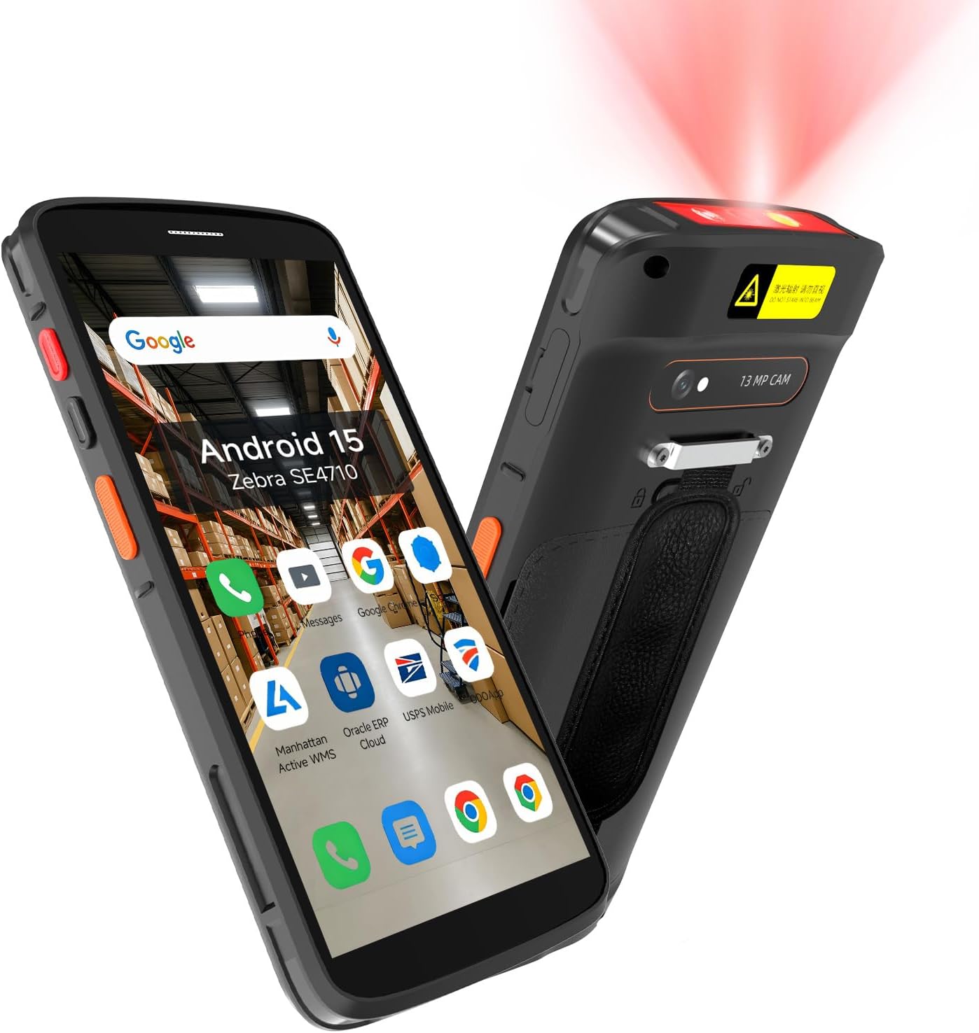 Android 15 Barcode Scanner F2, Handheld PDA w/Zebra SE4710 Scan Engine, 6 Inch Touchscreen Industrial Mobile Computer, IP67 Data Terminal Inventory Scanner for Warehouse Logistics Management