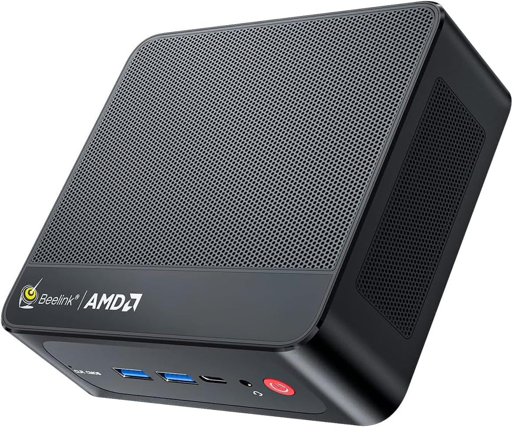 Beelink SER5 Mini PC, AMD Ryzen 5 5500U(up to 4.0GHz) 6C/12T, Mini Computer 32GB DDR4 RAM 500GB NVMe SSD, Mini Desktop Computer 4K@60Hz Dual Display HDMI&DP WiFi6/BT5.2/WOL/HTPC/W-11 Pro