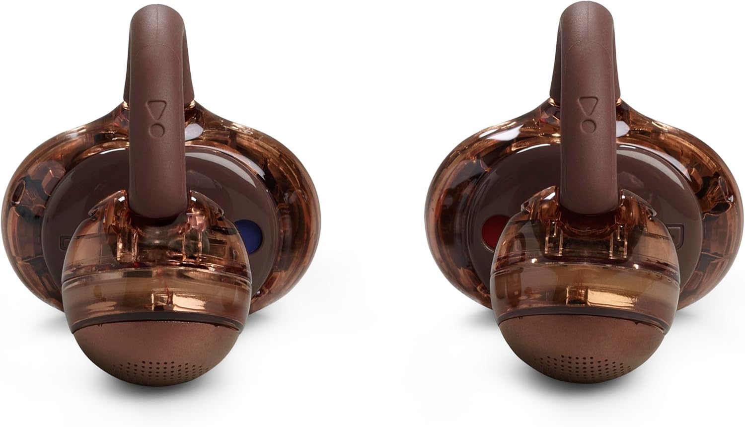 JBL Soundgear Clips - True Wireless Open-Ear Headphones, Dynamic Sound with bass Boost, All-Day Comfort, 4-mic Crisp, Clear Calls 2.0 with AI-Trained Algorithm, IP54 Water and dust Resistant (Copper)