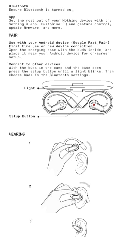 Nothing Ear (open) Ultra-light Open Ear Headphones with Adjustable Earhooks, Multipoint Connection Bluetooth Earbuds with Clear Voice Technology for AI Calls, IP54, Fast Charging, ChatGPT Supported