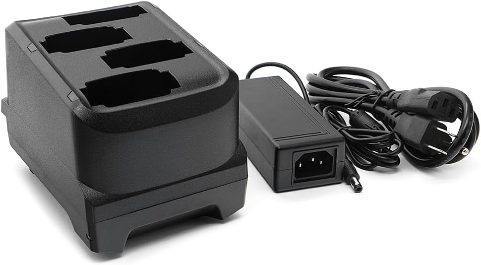 4-Slot Charging Battery Charger for Zebra MC9300 Handheld Android PDA Phone Barcode Scanner - SAC-MC93-4SCHG-01