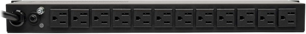 Tripp Lite Metered PDU, 15A, Isobar Surge Suppression, 3840J, 14 Outlets (5-15R), 120V, 5-15P, 15 ft. Cord, 1U Rack-Mount Power (PDUMH15-ISO)
