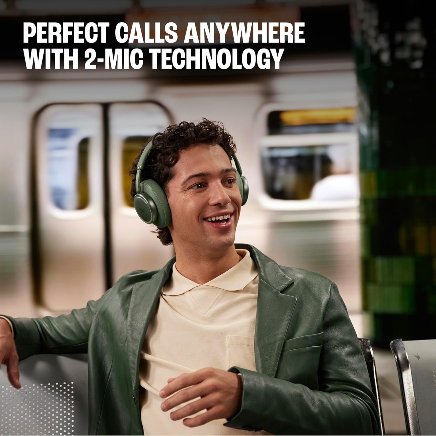 JBL Live 780NC - Wireless Over-Ear True Adaptive Noise Cancelling Headphones, JBL Signature Sound with Hi-Res Audio, 2-mic Perfect Calls 2.0 with AI-Trained Algorithm, & Personi-Fi 3.0 (Black)