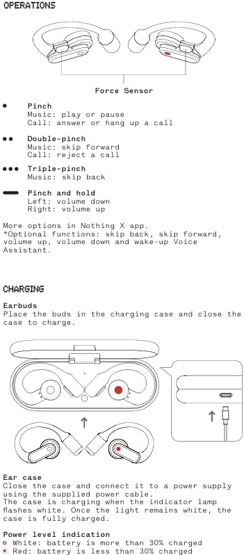 Nothing Ear (open) Ultra-light Open Ear Headphones with Adjustable Earhooks, Multipoint Connection Bluetooth Earbuds with Clear Voice Technology for AI Calls, IP54, Fast Charging, ChatGPT Supported