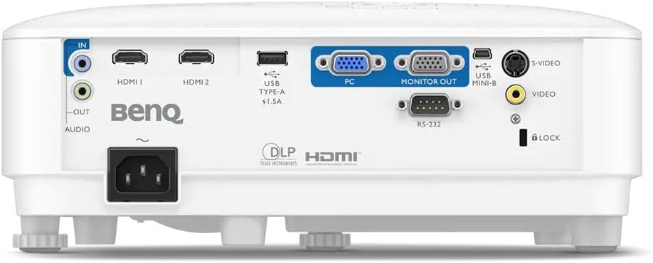 BenQ MW560 DLP Projector WXGA 4000 ANSI 20,000:1 HDMI 10W x 1