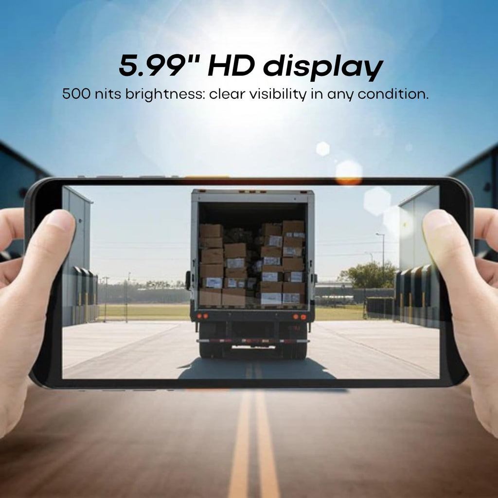 Android 14 Barcode Scanner – Handheld PDA Mobile Computer with HS7 Engine, 1D/2D Scanning, 5.99" HD Touchscreen, Wi-Fi & 4G LTE – Ideal for Warehousing, Logistics & Retail