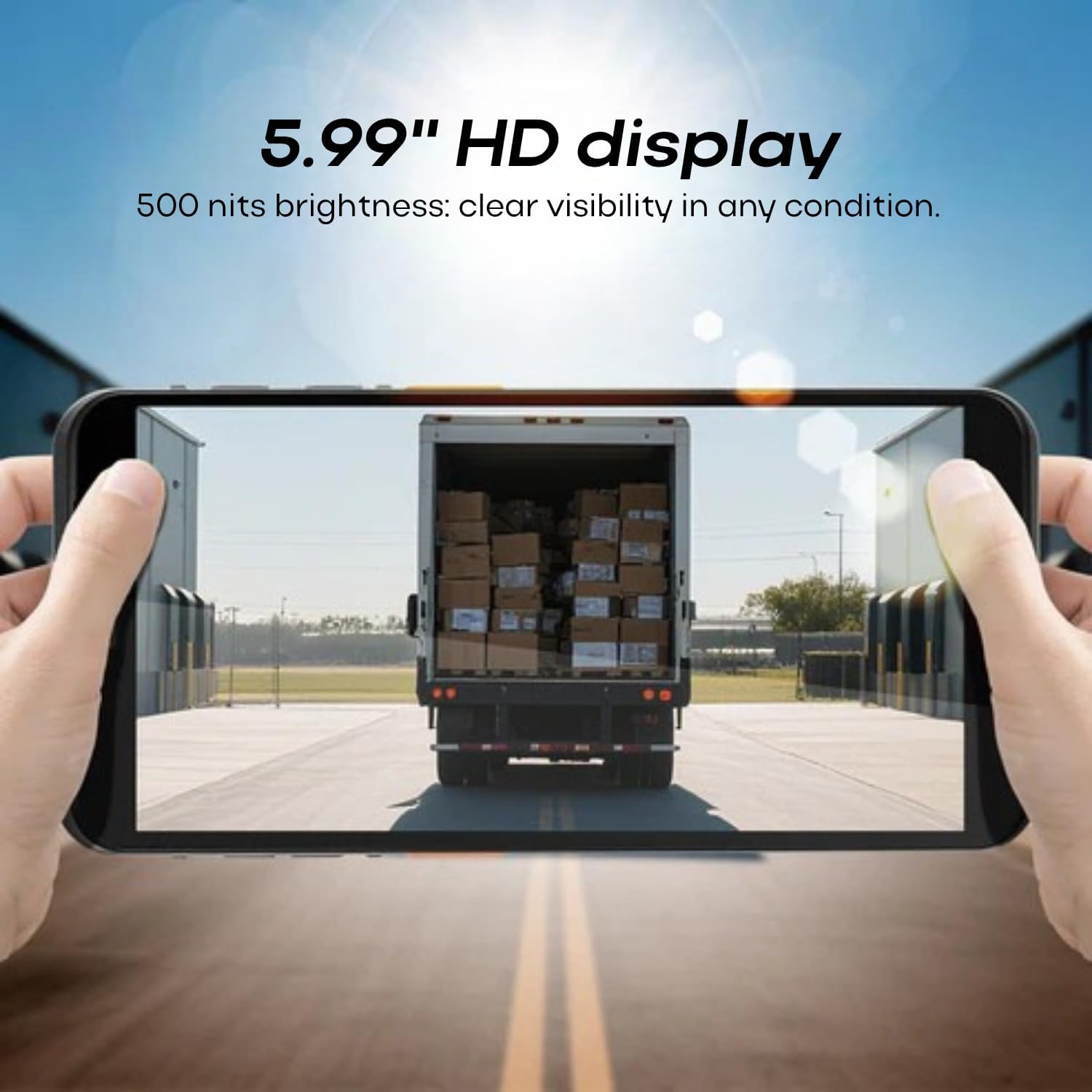 Android 14 Barcode Scanner – Handheld PDA Mobile Computer with HS7 Engine, 1D/2D Scanning, 5.99" HD Touchscreen, Wi-Fi & 4G LTE – Ideal for Warehousing, Logistics & Retail