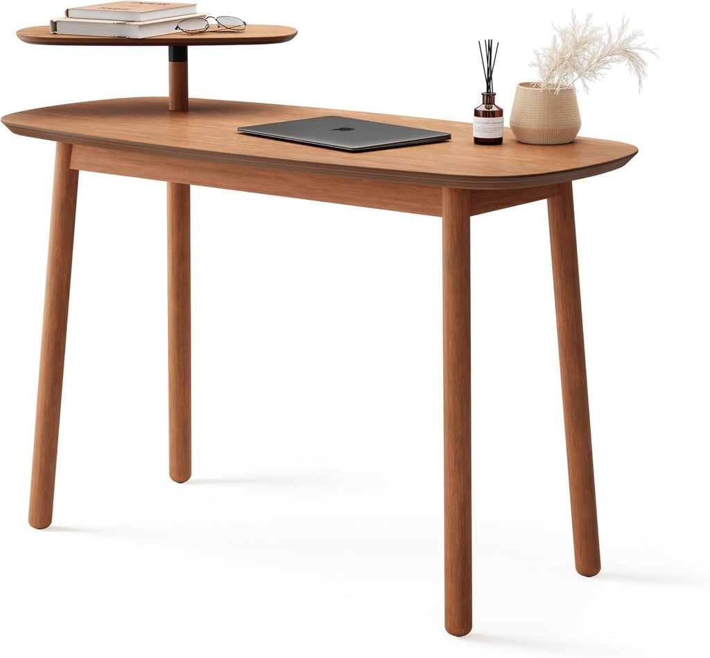 Umbra Swivo Desk, Light Walnut