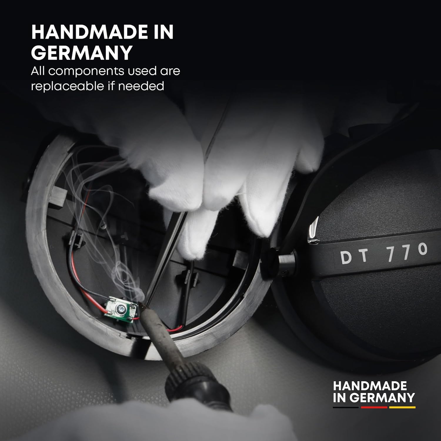 beyerdynamic DT 770 Pro X Wired Over-Ear Headphones, 48 Ohm, Closed-Back Professional Recording Studio Monitor. Recording, Monitoring, Sound Isolation, Handmade in Germany. Black