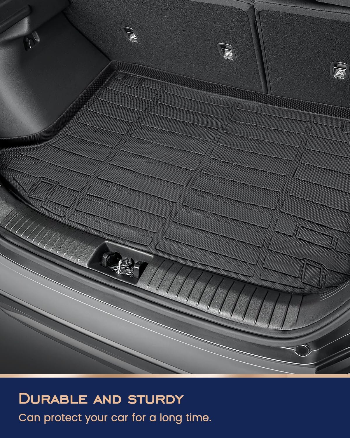 CreekT® for Hyundai Kona Floor Mats 2018-2023 (No for EV),All Weather Heavy Duty Waterproof Floor mats & Cargo Liner for Hyundai Kona Accessories SE SEL N Limited Preferred