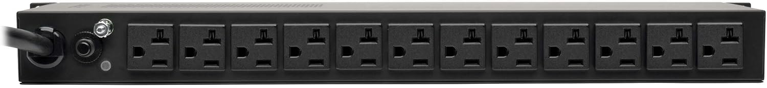 Tripp Lite Metered PDU, 20A, Isobar Surge Suppression 3840 Joules, (12 5-20R, 2 5-15R), 120V, L5-20P/5-20P, 1U Rack-Mount Power (PDUMH20-ISO)