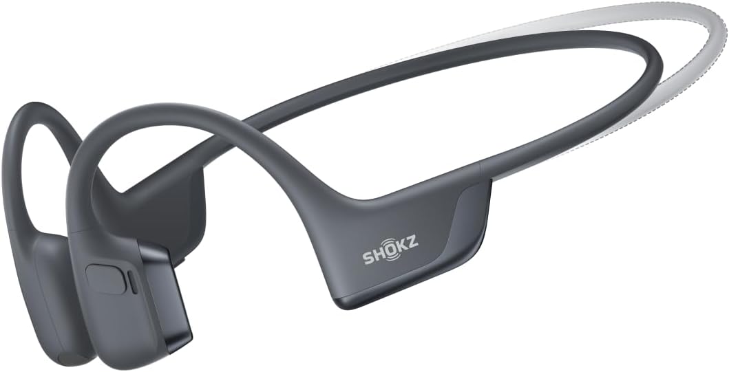 SHOKZ New OpenRun Pro 2 Mini -Open-Ear, Bone Conduction Sport Headphones -with Reflective Strip -Sweat Resistant, Workout Headphones -Secure, Wireless, Comfortable Fit-Deep Bass and Smart Mic App