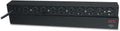 APC Rack Mount PDU, Basic 100V-120V/15A, (10) Outlets, 1U Horizontal Rackmount (AP9562)
