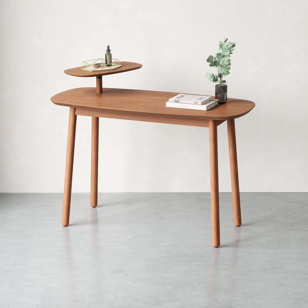 Umbra Swivo Desk, Light Walnut