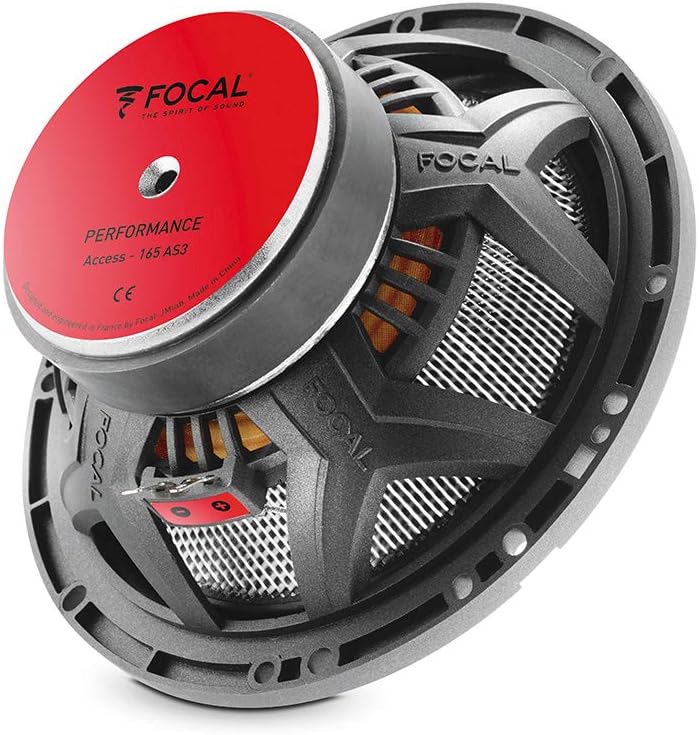 Focal 165AS3 6.5” 3-Way Component kit, RMS: 80W - MAX: 160W