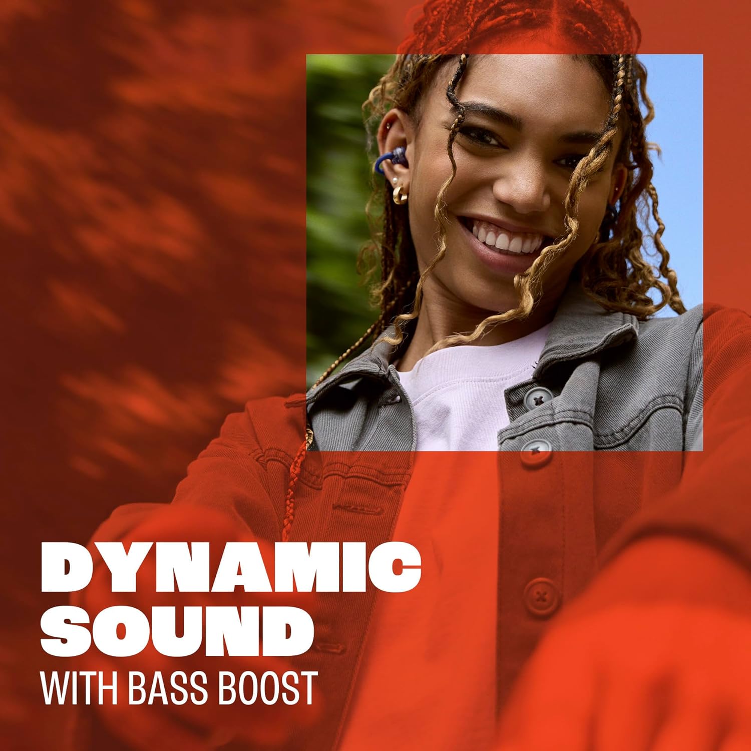 JBL Soundgear Clips - True Wireless Open-Ear Headphones, Dynamic Sound with bass Boost, All-Day Comfort, 4-mic Crisp, Clear Calls 2.0 with AI-Trained Algorithm, IP54 Water and dust Resistant (Copper)