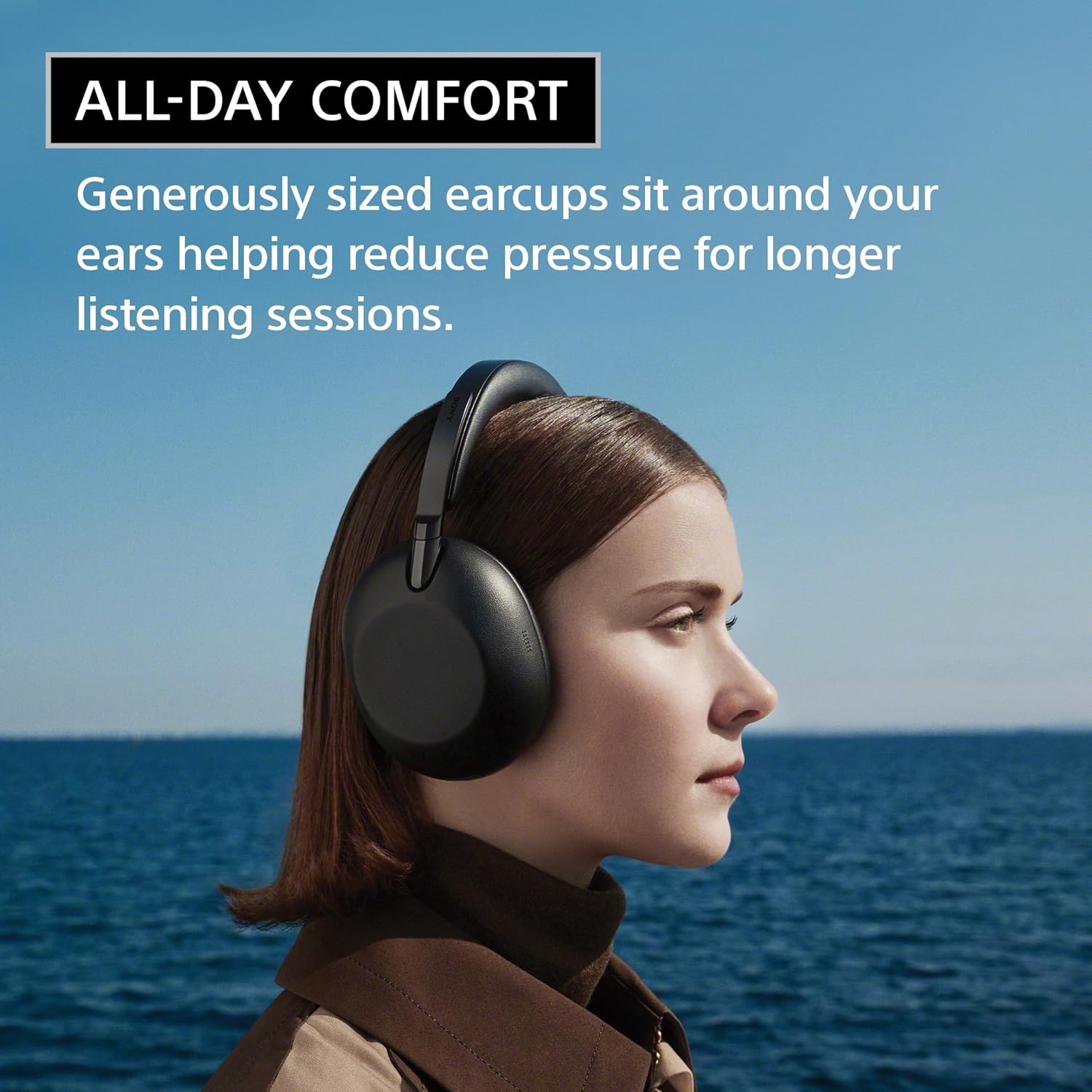 Sony 1000X THE COLLEXION Wireless Noise Cancelling Headphones, Luxury Comfort with Curated Materials, HD NC Processor QN3, 12 Microphones, Spatial Audio, Mastered by Engineers, 24-Hour Battery, Black