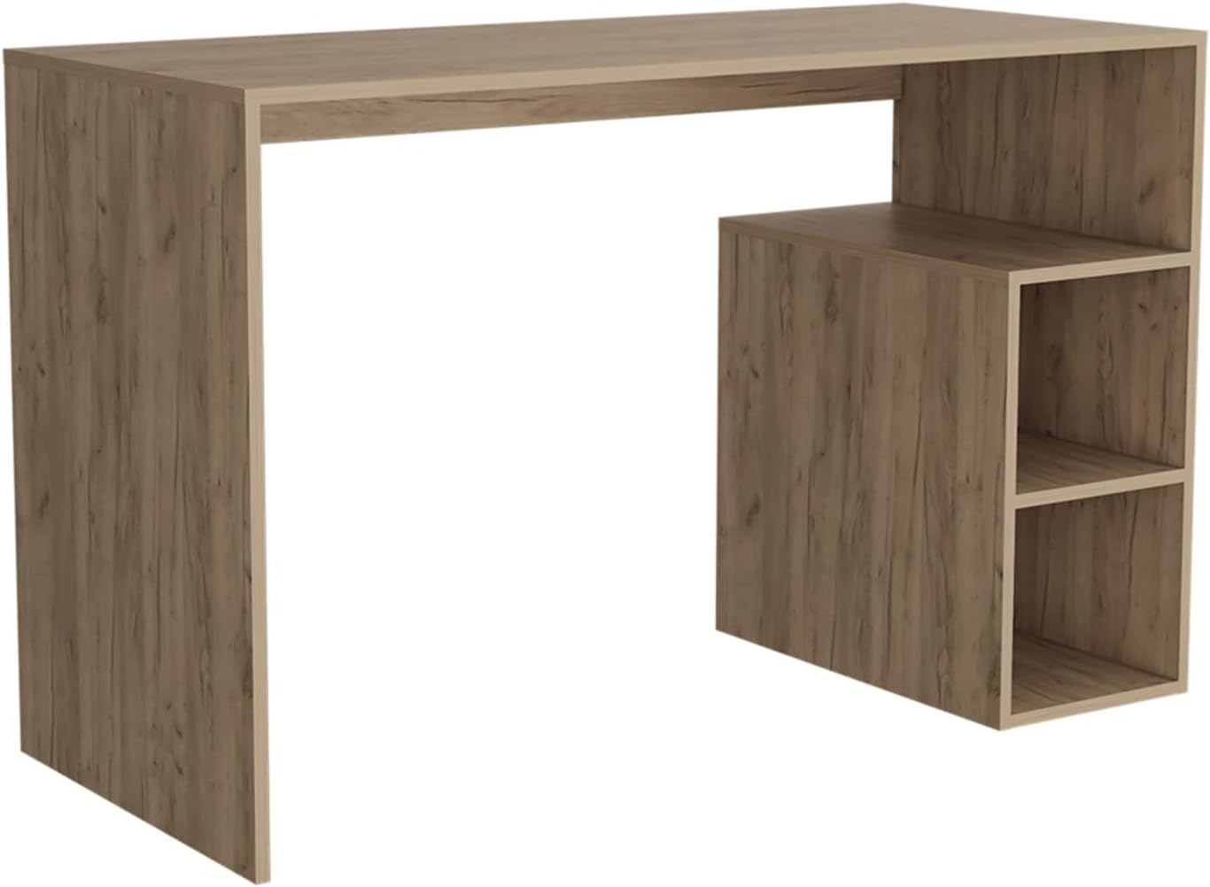 Workspace for Work Study Writing .Office Computer Desk, Light Pine