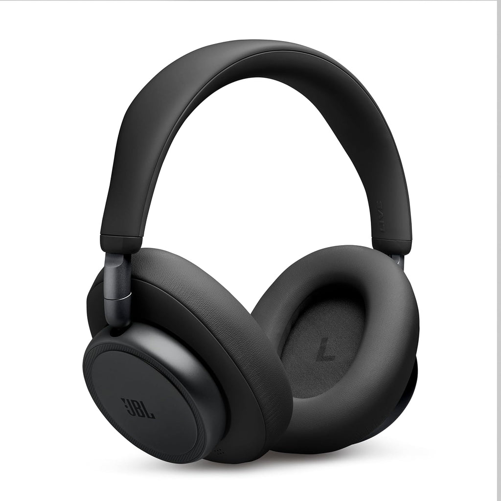JBL Live 780NC - Wireless Over-Ear True Adaptive Noise Cancelling Headphones, JBL Signature Sound with Hi-Res Audio, 2-mic Perfect Calls 2.0 with AI-Trained Algorithm, & Personi-Fi 3.0 (Black)