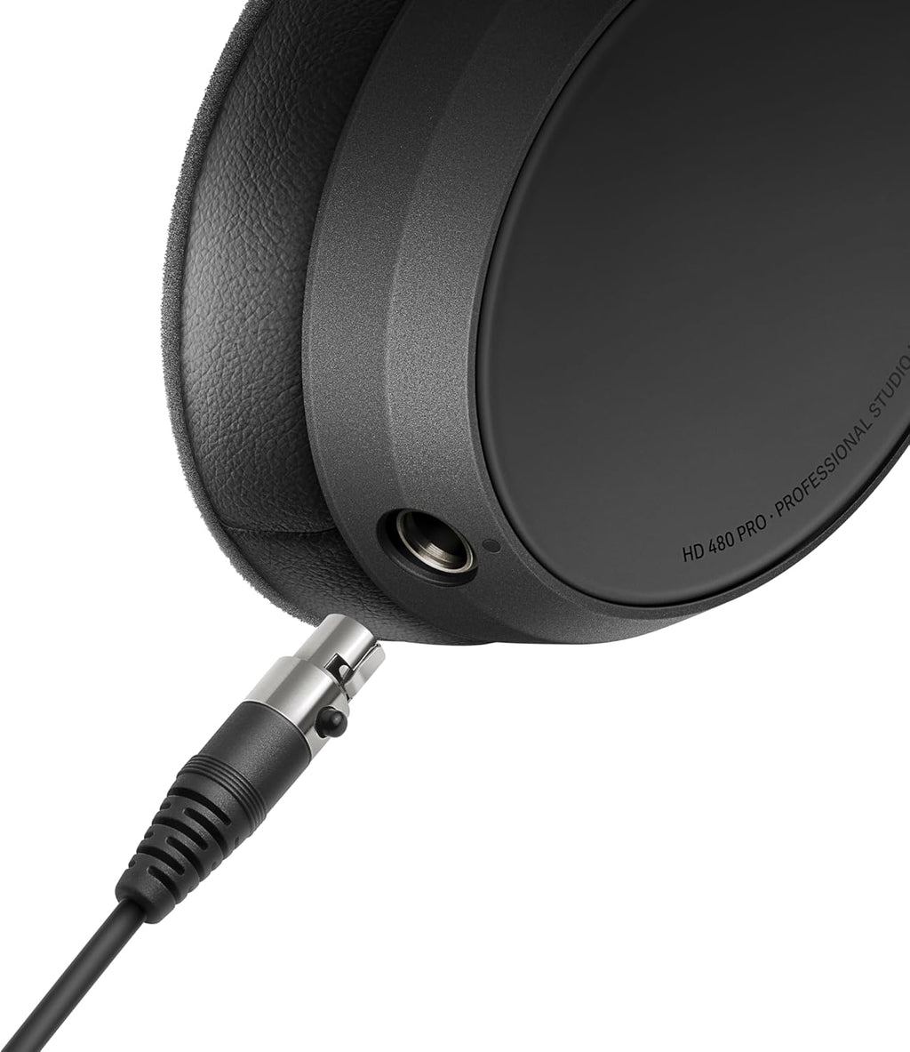 HD 480 PRO Professional Closed-Back Studio Headphones, Black