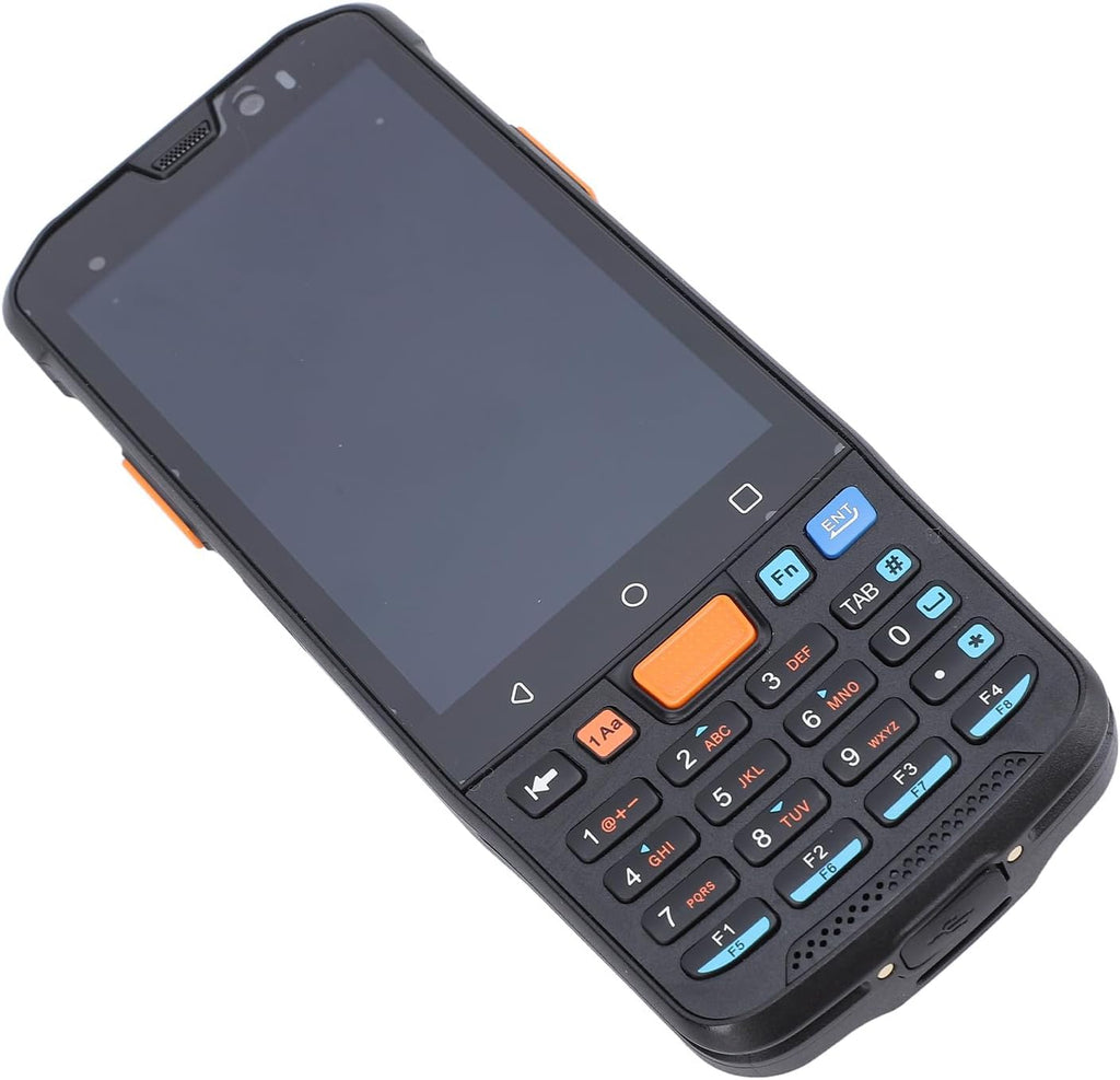 Handheld PDA Scanner with 4GB64GB ROM,4" Touchscreen,NFC & Face Recognition,IP65 Rugged Barcode for Warehouse Use