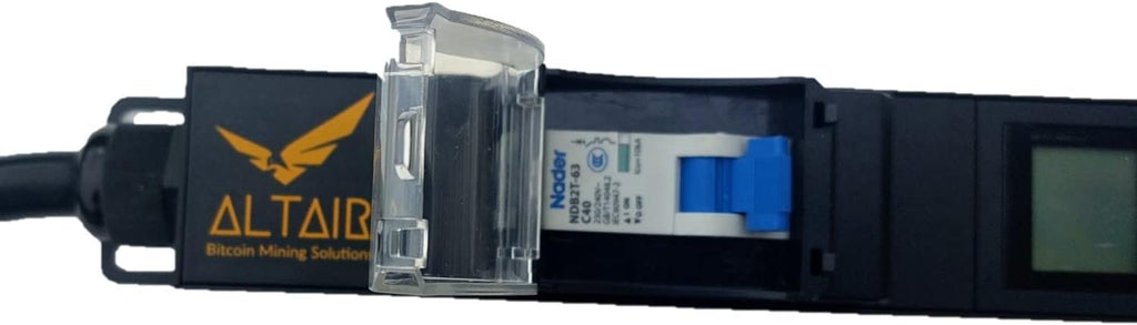 AltairTech.io Argo Metered PDU,30A, 1U Rackmount, 208/240V 7.5kW Single Phase, 6ft Cord, L6-30P Input
