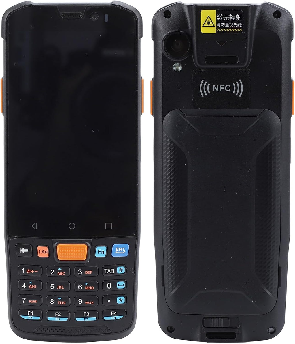 Ymiko Handheld PDA Barcode Scanner with 4G Connectivity, 11, NFC, Numeric Keypad, 4GB RAM, 64GB ROM for Inventory Management and Retail Use