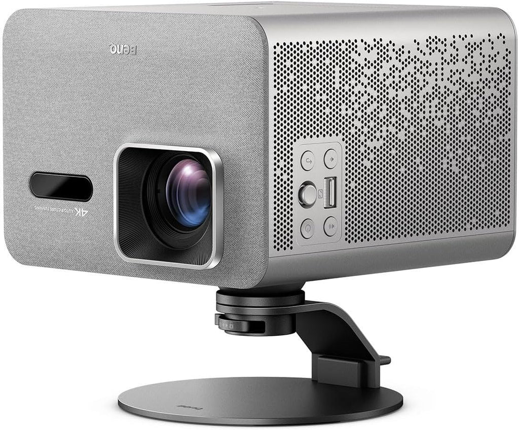 BenQ Desktop Projector Stand – Portable, Stable Design, Tilt 20°, Rotate 360°, Lock with Switch, 1/4" Screw, Metal Base, Anti-Slip Pads, for GP520 and Other Projectors