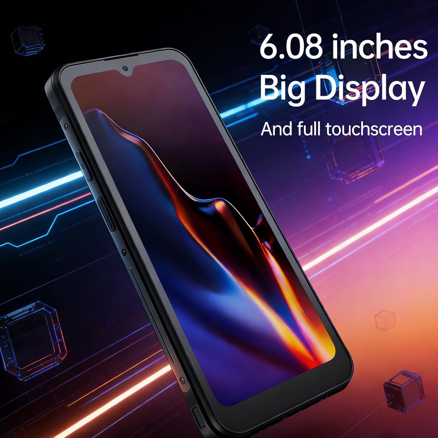 LICAEVEY Android 12 Handheld Computer, 128GB+6GB PDA Terminal with 1D 2D QR Barcode Scanner, 4G Wireless Data Terminal for Supermarket Restaurant Warehouse (US Plug)