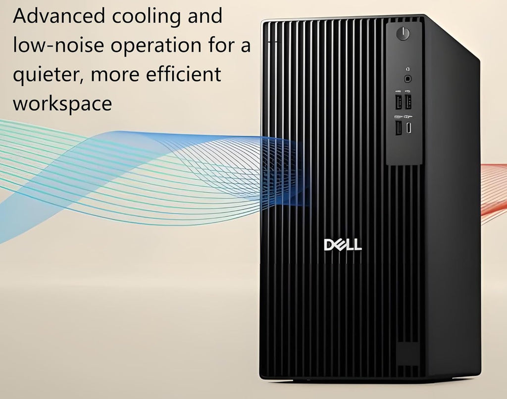Dell 2026 Pro Tower PC QCT1250 Desktop Computers PC for Home and Business, 14th Gen Intel Processor, Copilot AI, 16GB DDR5 RAM, 1TB PCIe SSD, DisplayPort, HDMI, Support Dual Monitor, Windows 11 Pro