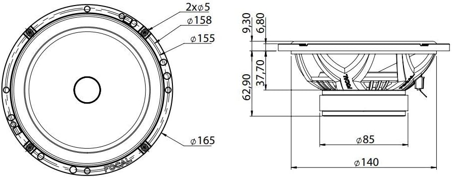 Focal KIT 165AS Access Series 6-1/2" 2-Way Component Speaker System