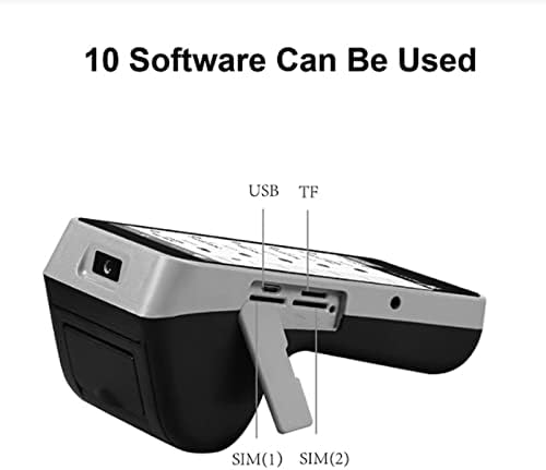 FMURY Terminal pos Handheld pos PDA Built-in Scanner and Thermal Printer NFC Android Machine Speed Printing Bill Supermarket resturant