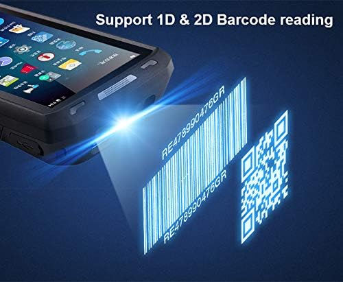 Android 13 2D Scanner,4.5-inch Handheld Rugged PDA Wireless WiFi 4G LTE,4GB+64GB Barcode Scanner with Keypad, Equip with Honeywell N6703 1D 2D QR Code Scanner for Retail Inventory Management