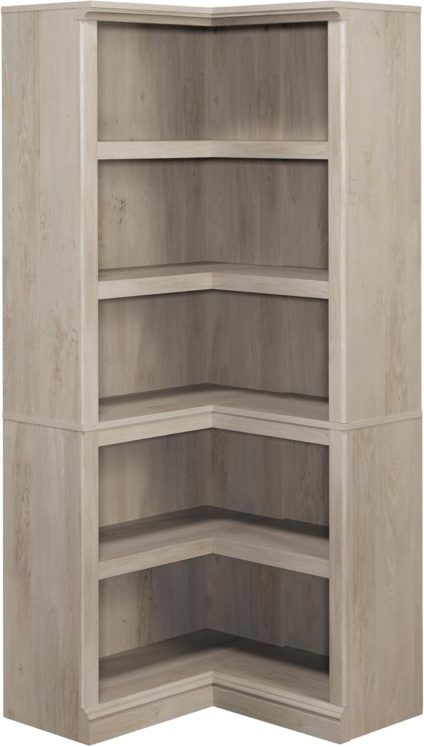 Sauder Miscellaneous Storage Bookcase, in a Chalked Chestnut Finish