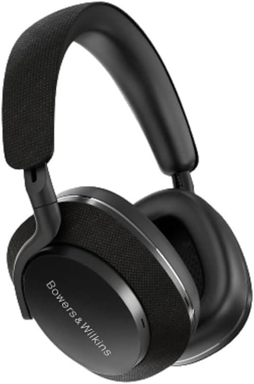 Bowers & Wilkins Px7 S2 Over-Ear Headphones - Advanced Noise Cancellation, Technical Fabrics, 30-Hour Battery Life, 15-Min Quick Charging, Black (Renewed)