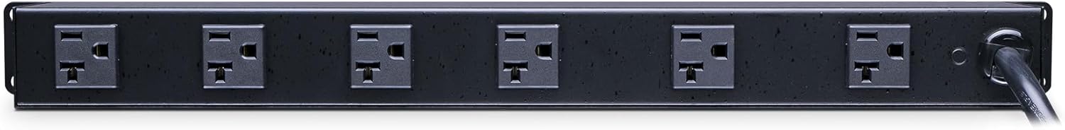 CyberPower CPS1220RM Basic PDU, 100-125V/20A, 12 Outlets, 15ft Power Cord, 1U Rackmount