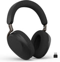 Jabra Evolve3 85 Over-Ear Wireless Bluetooth Headset with Microphone for Work, USB-C, AI Voice Call Technology, Adaptive Active Noise Cancellation, 25-Hour Battery, Works with Meeting Apps, Black