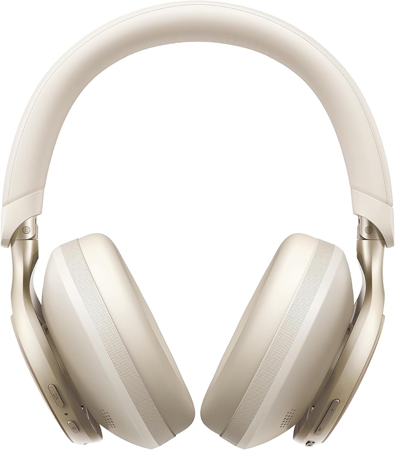 Soundcore by Anker, Space One, Active Noise Cancelling Headphones, 2X Stronger Voice Reduction, 40H ANC Playtime, App Control, LDAC Hi-Res Audio, Comfortable Fit, Clear Calls, Bluetooth 5.3 (White)
