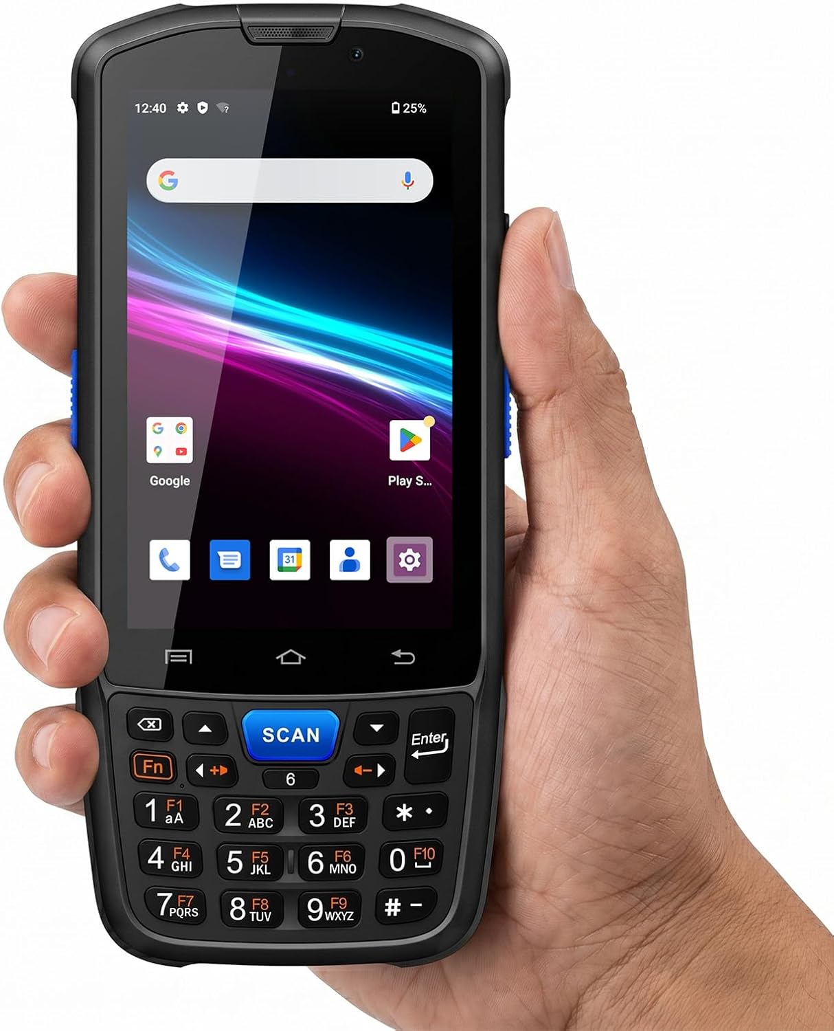 FARSET F7 Android 14 Barcode Scanner PDA, 4GB RAM 64GB ROM, HW-N6603 1D/2D/QR Scan Engine, NFC, 5000mAh Removable Battery, IP67 Rugged for Warehouse & Logistics, 2026