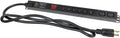 Metered-Surge Protection Power Distribution Unit, 240V, L6-30P Plug, 30A, 7200watts, (6) C13 & (2) C19 Outlets, Networking, Server Rack, Heavy Industry, Crypto Mining PDU
