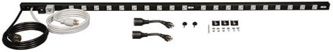 Tripp Lite Basic PDU, 20A Dual-Circuit 40 Outlets (5-15/20R), 120V, NEMA L5-20P/5-20P Inputs, 0U Vertical Rack-Mount Power (PDU40TDUAL)