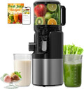 Juicer Machines, Cold Press Juicer with 6" Extra-Large Feed Chute, 400W Motor, High Juice Yield, Easy to Clean, Dishwasher Safe Parts, 3-in-1 for Juice, Nut Milk & Sorbet, Whole Fruits & Vegetables