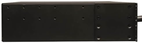 Tripp Lite Monitored PDU, 30A, 16 Outlets (12-C13 and 4-C19), 208/240V, L6-30P, 12 ft. Cord, 2U Rack-Mount Power (PDUMNH30HV),Black