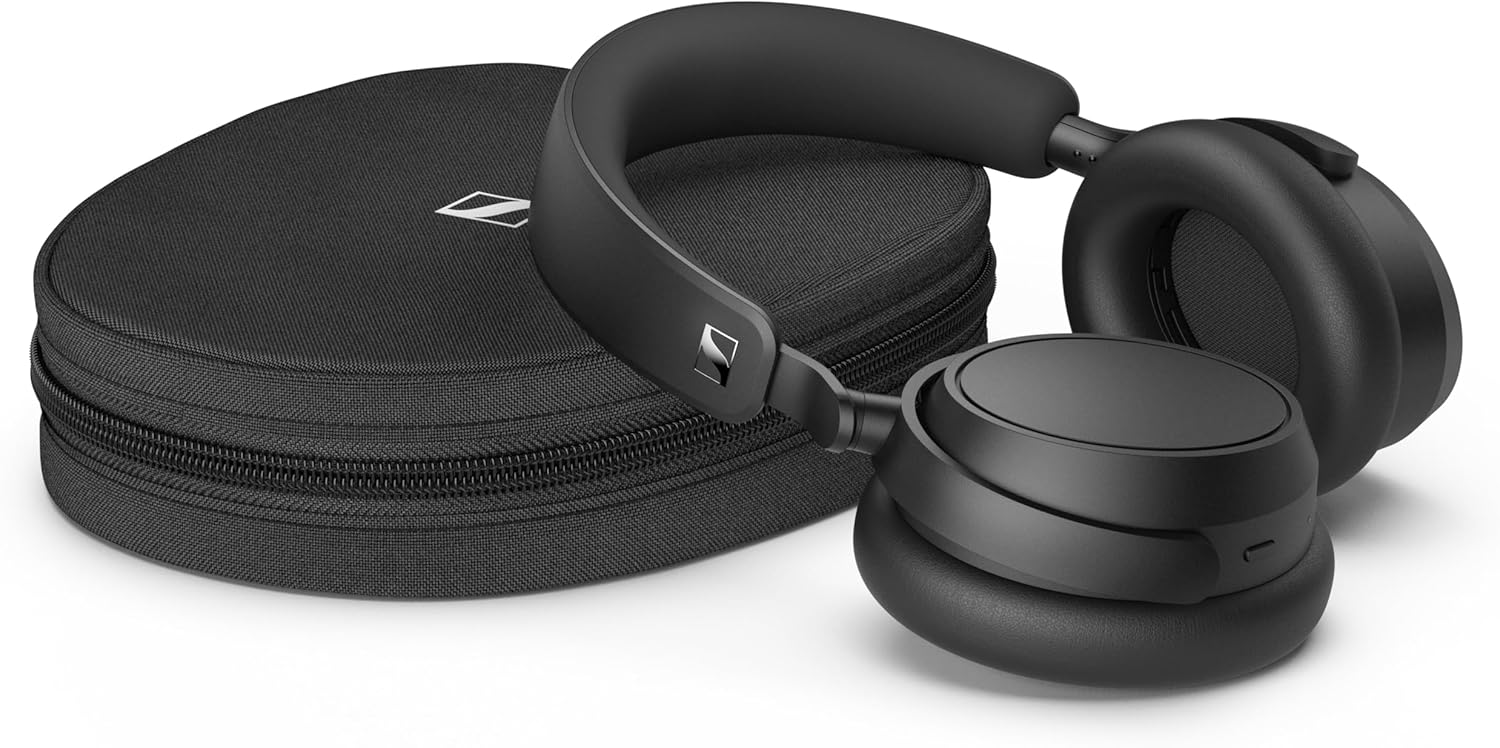 Sennheiser ACCENTUM Plus Wireless Bluetooth Headphones Noise Cancelling - Quick-Charge Feature, 50-Hr Battery Playtime, Adaptive Hybrid ANC, Bluetooth Over Ear Headphones for Traveling, School, Black